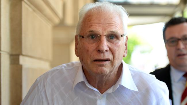 Robert Wayne Collins, half of a couple being sued in the District Court for allegedly defrauding people through a real estate scheme outside court.