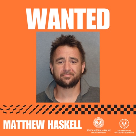 Wanted man Matthew Haskell has been arrested by SA Police.