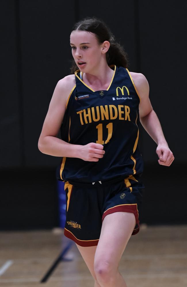 Logan Thunder forward Sharni Reisinger. Picture: Basketball Queensland/Highflyer Images