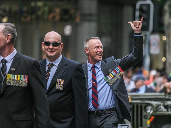 Brisbane 2023 Anzac Day parade. Picture: NCA NewsWire / Glenn Campbell