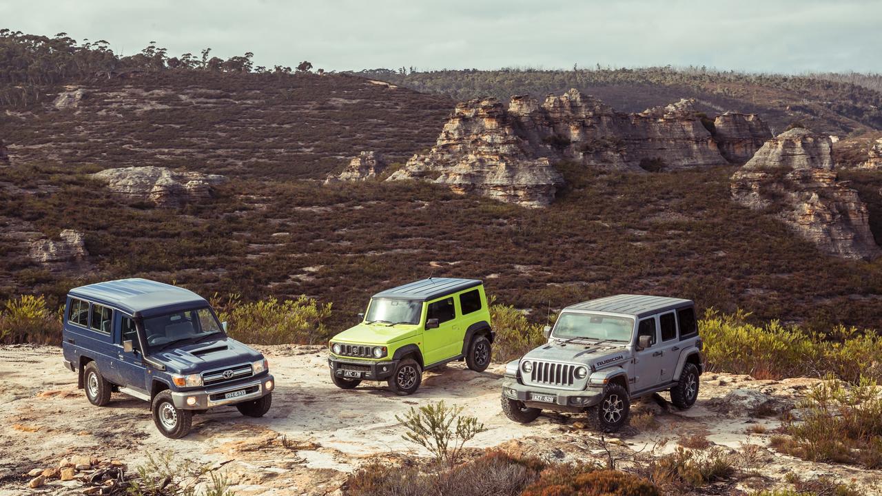 Like the Jeep Wrangler and LandCruiser 70 Series, the Suzuki Jimny has a cult following. Photo: Thomas Wielecki