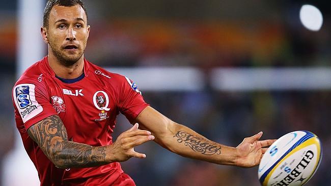 Quade Cooper in action for the Reds.