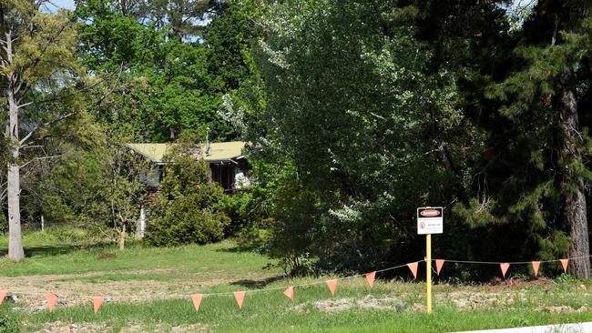 A house will be bulldozed to make way for the construction of 59 townhouses on this site at 321 Wantirna Rd. Picture: Steve Tanner