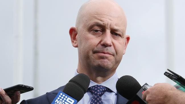 NRL CEO Todd Greenberg has his hands full. Picture: Richard Dobson