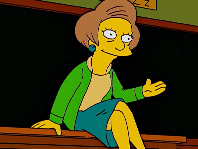 Mrs Krabappel The Simpsons.