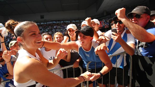 Fans will avoid the usual $5.90 charge to book their ticket to the Australian Open and other major tennis events. Picture: Scott Barbour