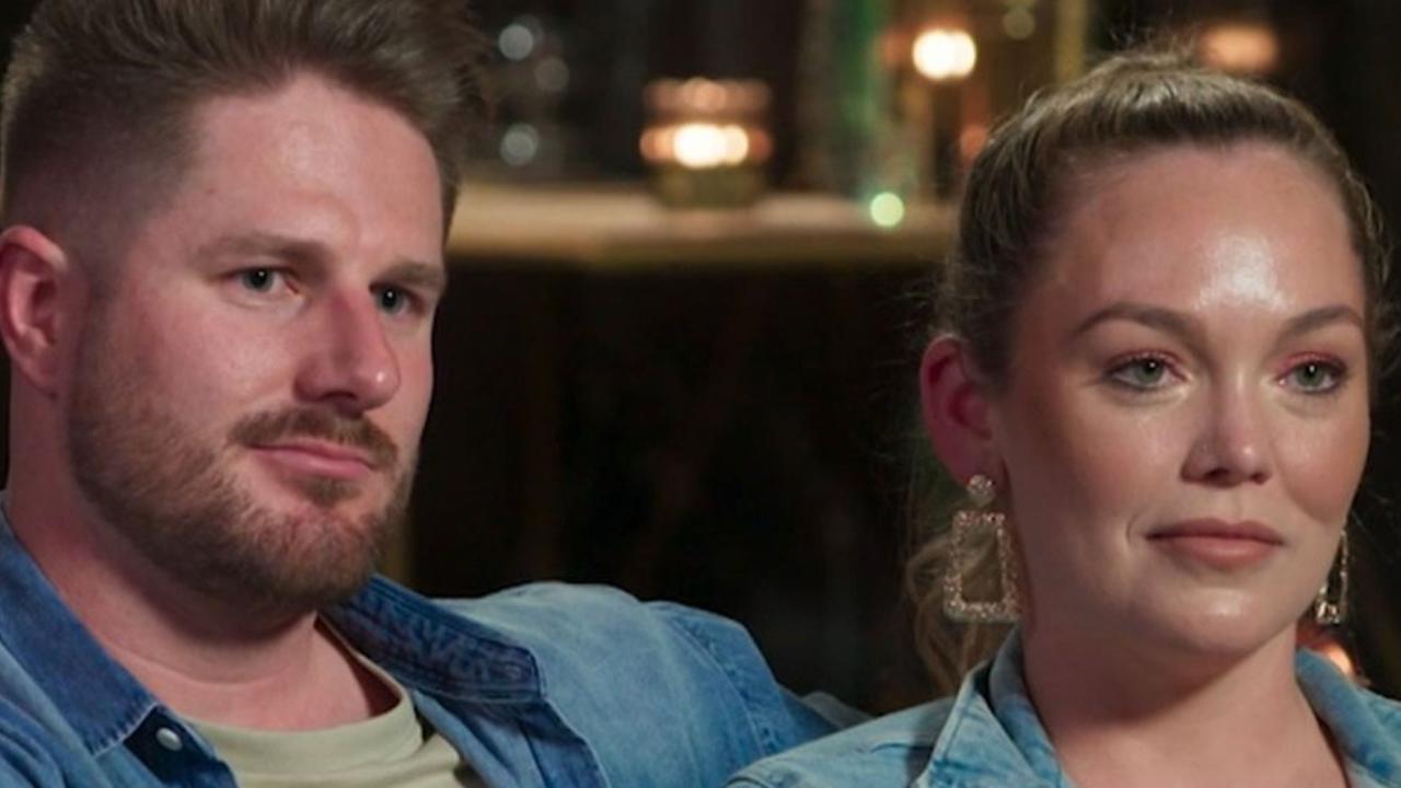 Bryce Ruthven and Melissa Rawson on MAFS. Other men need to call out behaviour like Bryce’s. Picture: Channel 9