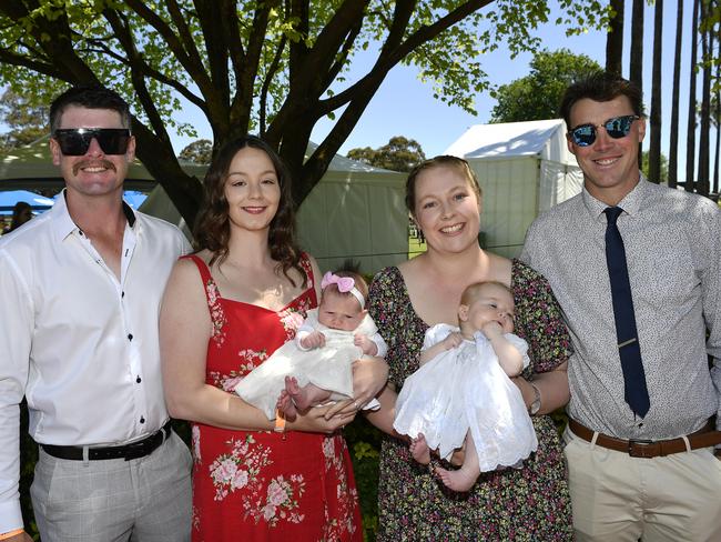 Apiam Bendigo Cup was held at Bendigo Racecourse, Bendigo, Victoria, on Wednesday, October 30th, 2024. Pictured enjoying the horse racing carnival are Dylan, Shyehanah (ok), Ellaoise (ok) , Bridget, Delilah and Taylor Picture: Andrew Batsch