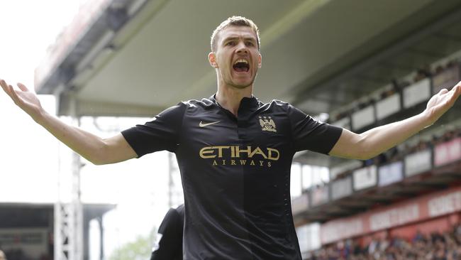 Edin Dzeko scored 72 goals in 189 appearances for Manchester City.