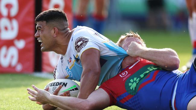 David Fifita had another strong outing. (Photo by Mark Kolbe/Getty Images)