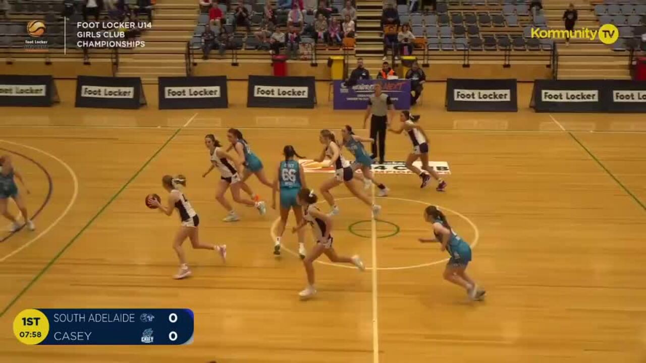 Replay: South Adelaide Panthers v Casey Cavaliers (Girls Champs quarters) - 2024 Basketball Australia U14 Club Championships Day 4