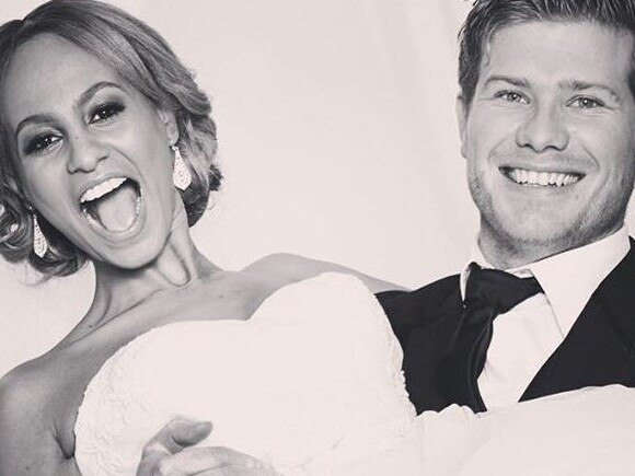 Married at First Sight's Zoe Hendrix and Alex Garner.Source: INSTGRAM