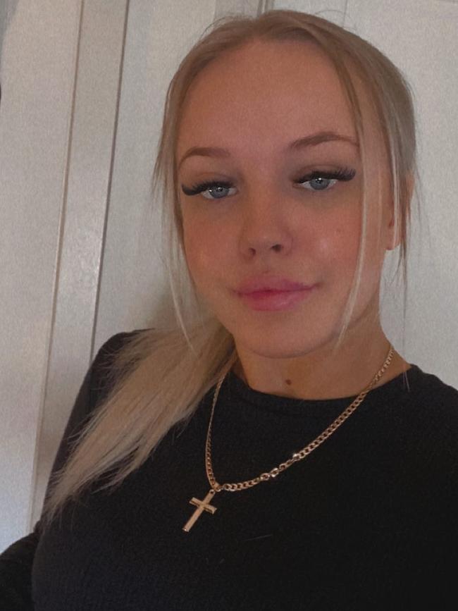 Emily Jane Gray, was also charged with breaching her bail after she video called with her drug-dealing partner, while he was in jail. Picture: Supplied.