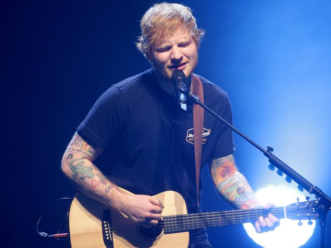 Ed Sheeran is now the king of Australian stadiums. Picture: Jonathan Ng