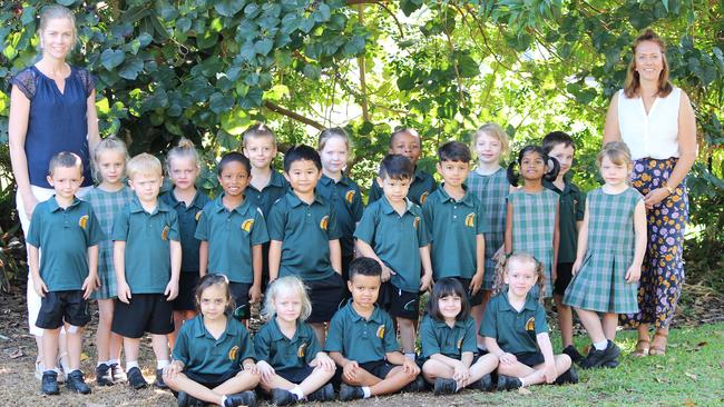 Marrara Christian College is also taking part in the liftout. <br/>BACK ROW (L-R): Mrs Melhop (teacher) Grace Ridley, Sienna McCarthy, Oscar Adcock, Myla McGorman, Chisomo Phiri, Lily van Gelderen, Aiden Sercombe, Mrs Buchanan (teacher aide)<br/>MIDDLE ROW (L-R): Jeremy Timms, Gideon McArthur, Ezra Mack, Chandler Miranda, Issack Tanonef, Zaviah DeVirgilio, Eleftheria Manuel, Charlotte Cormack<br/>FRONT ROW (L-R): Grace Vanderwert, Sandri Human, Justus Fleming, Theodora Kantros, Elsie Buchanan<br/>Picture: MARISA YOUNG