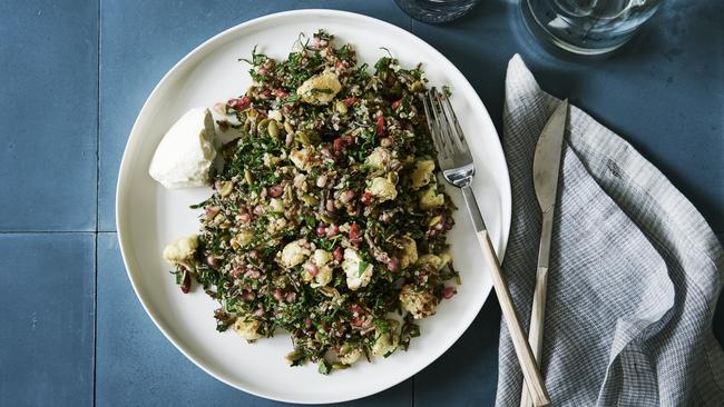 Endulj home delivery’s superfood salad. Picture: Kristoffer Paulsen