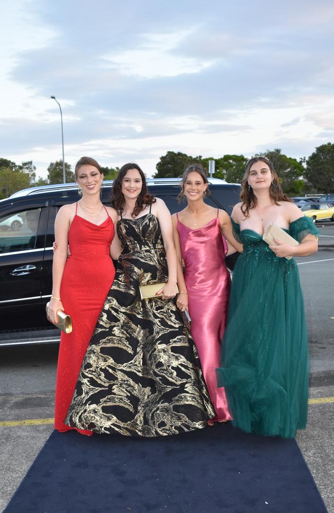 Students at the 2024 Chancellor State College formal.