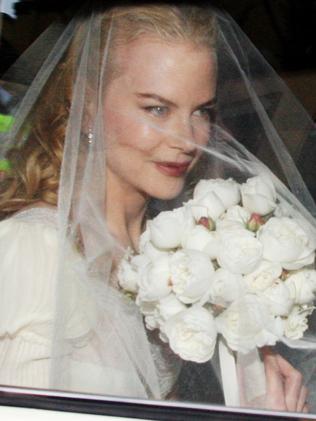 Nicole Kidman leaves her Darling Point home for her wedding to singer Keith Urban in 2006.  Picture:  Supplied