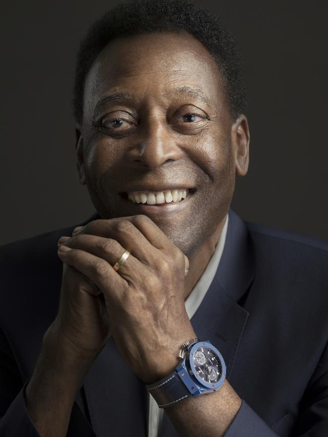 Pele, who was undergoing treatments for colon cancer, died at the age of 82. Picture: Getty Images.