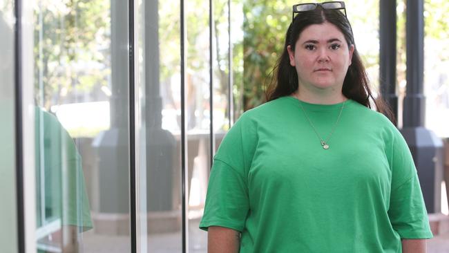 Breanna Maree, a childcare worker at First Grammar Early Education Centre Freshwater, was the first one to notify emergency services about a parked car at Redlynch Central Shopping Centre with a deceased man. Picture: Sandhya Ram