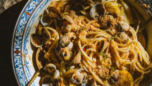 Rebekah Peppler makes a seasonal clam, lemon and fennel pasta.