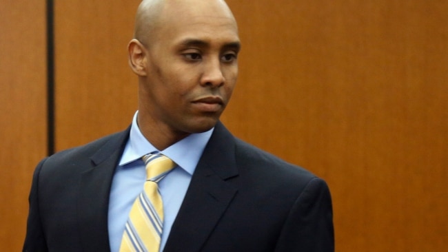 Mohamed Noor has been re-sentenced to 57 months in prison for a manslaughter conviction over the shooting death of Justine Ruszczyk Damond in 2017. Picture: AP Photo/Jim Mone, File