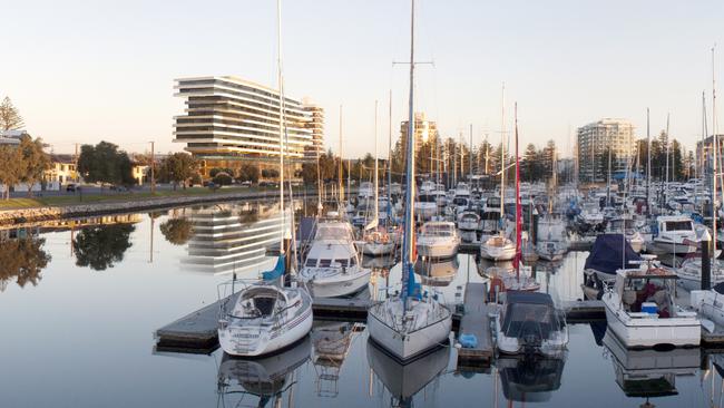 An artist impression of the Langham hotel development planned for Adelphi Tce, Glenelg North.