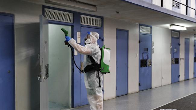 An inside look into Silverwater Jail in Sydney during the COVID-19 pandemic. Picture: Sam Ruttyn