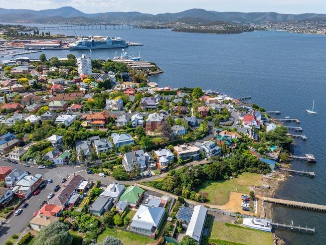 Battery Point aerial. Picture: Supplied