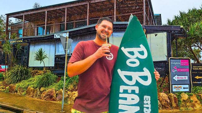 Rufus King Seafoods founder and owner Bodean Shea outside his new venture in Mintee St. Picture: Contributed