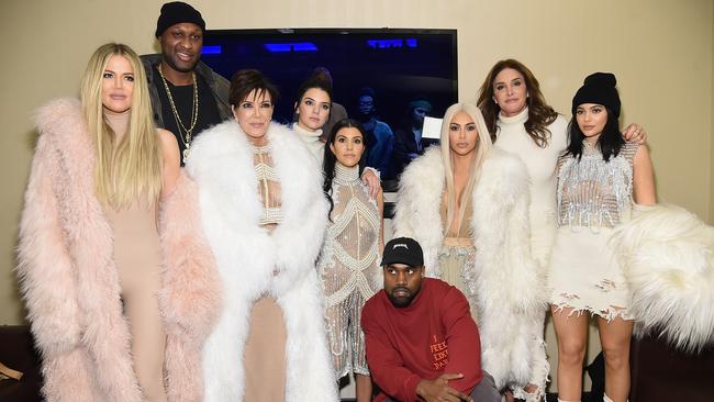 Khloe Kardashian filed for divorce from former NBA Player Lamar Odom on May 26 citing irreconcilable differences. (L-R) Khloe Kardashian, Lamar Odom, Kris Jenner, Kendall Jenner, Kourtney Kardashian, Kanye West, Kim Kardashian, Caitlin Jenner and Kylie Jenner attend Kanye West Yeezy Season 3.