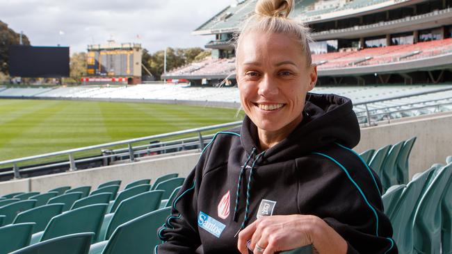 Erin Phillips at Adelaide Oval. Picture: Matt Turner