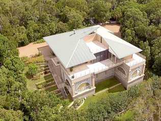LUXURY: This home on Fingerfield Rd, Baffle Creek, is selling for $2.15 million. INSET: The view is pretty amazing. Picture: contributed