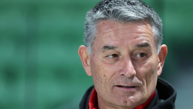 MELBOURNE, AUSTRALIA - APRIL 22: Melbourne City coach, Rado Vidosic is seen prior to the round 25 A-League Men's match between Western United and Melbourne City at AAMI Park, on April 22, 2023, in Melbourne, Australia. (Photo by Robert Cianflone/Getty Images)