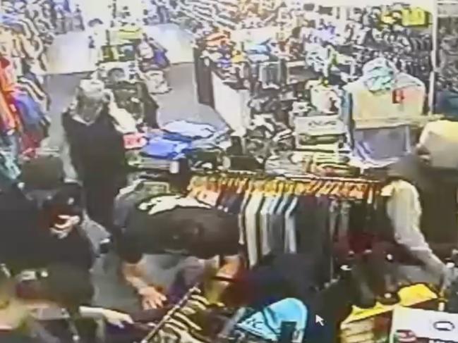 Seven youths were caught stealing several luxury items from a small business in Brighton on Friday. Picture: Supplied