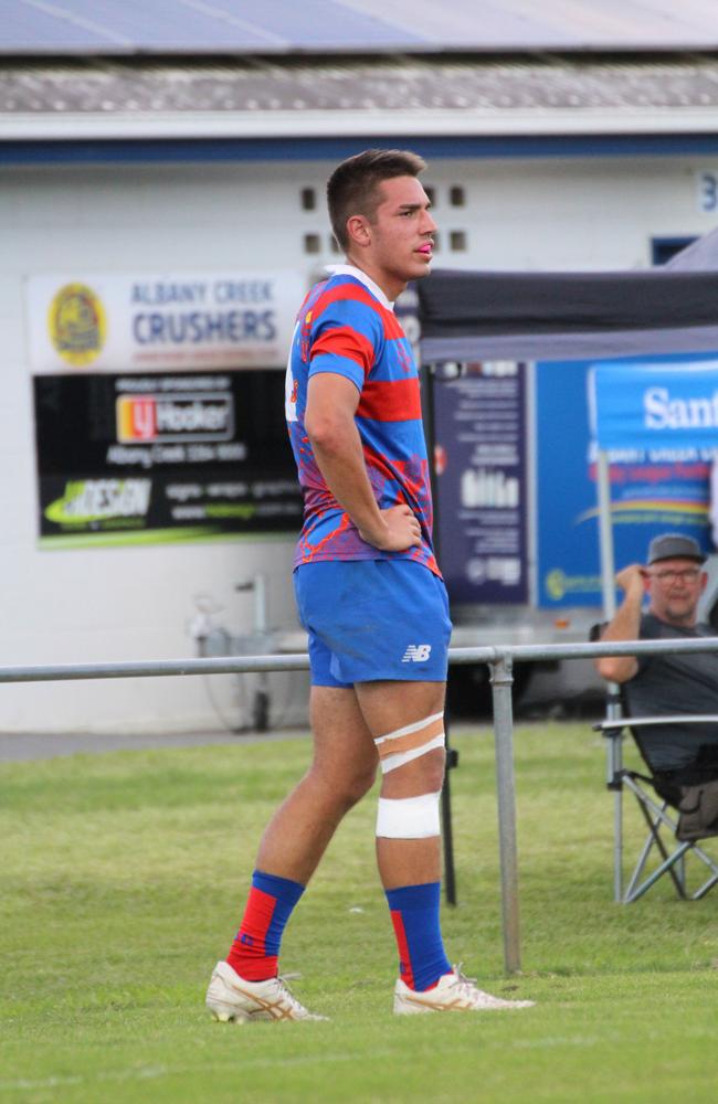 Ballymore Cup rugby action at the Albany Creek Brumbies Junior Rugby Union Club on Friday, April 12, 2024.