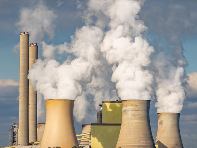 The Coalition will pledge to build seven nuclear power plants across Australia. Multiple Coalition MPs said the proposed former coal-fired power station sites for the reactors included Loy Yang in Victoria. Picture: Jake Nowakowski