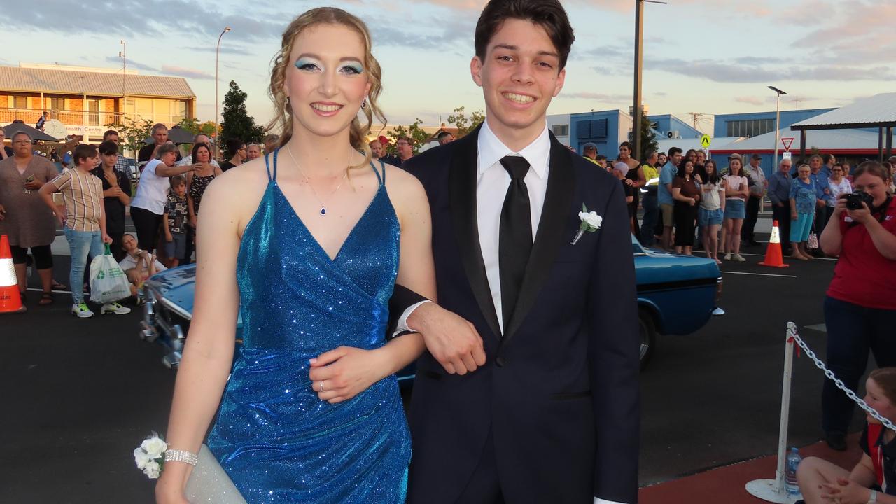 Students arriving at the Kingaroy State High School Formal at Kingaroy Town Hall on November 11.