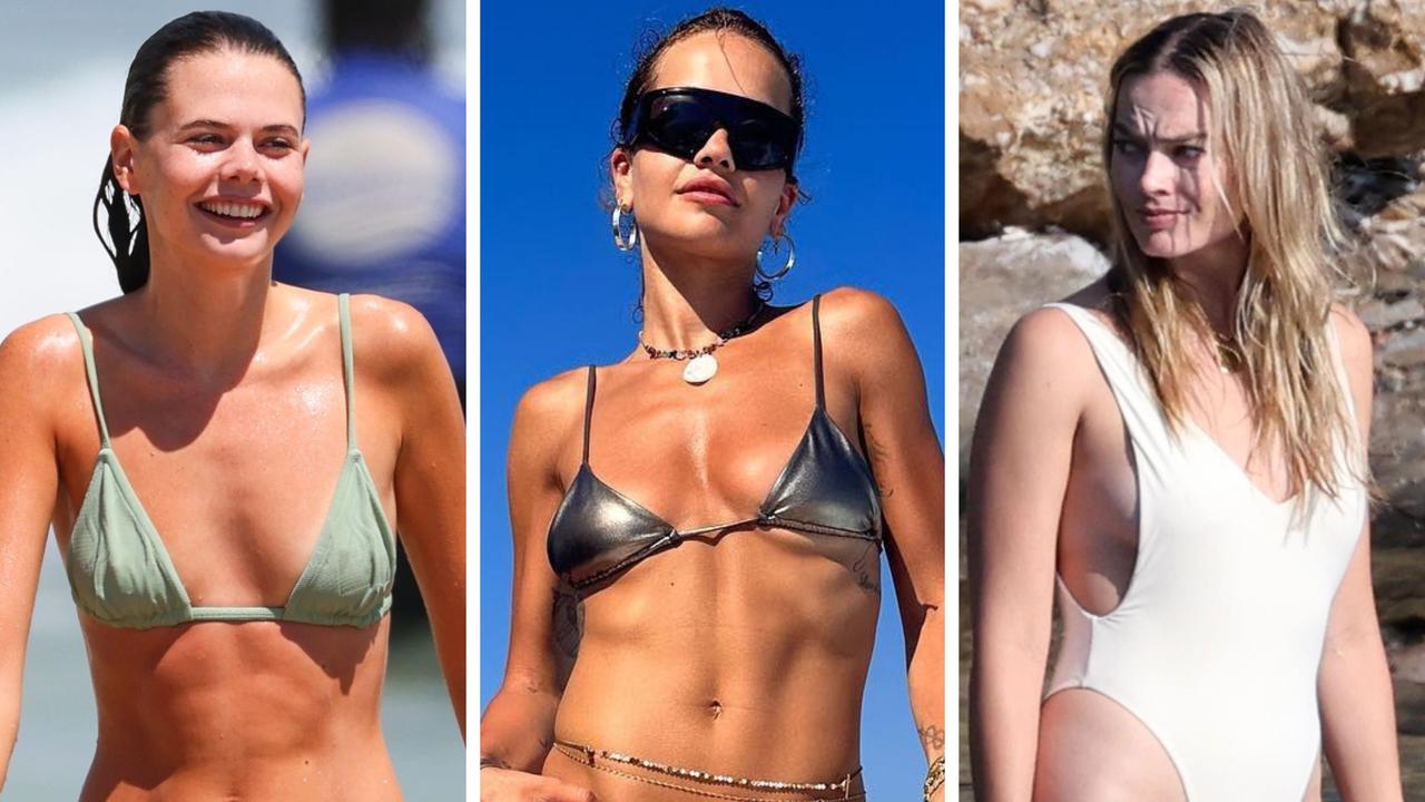 Celeb bikinis, swimsuits: Margot Robbie, Kim Kardashian, Kendall