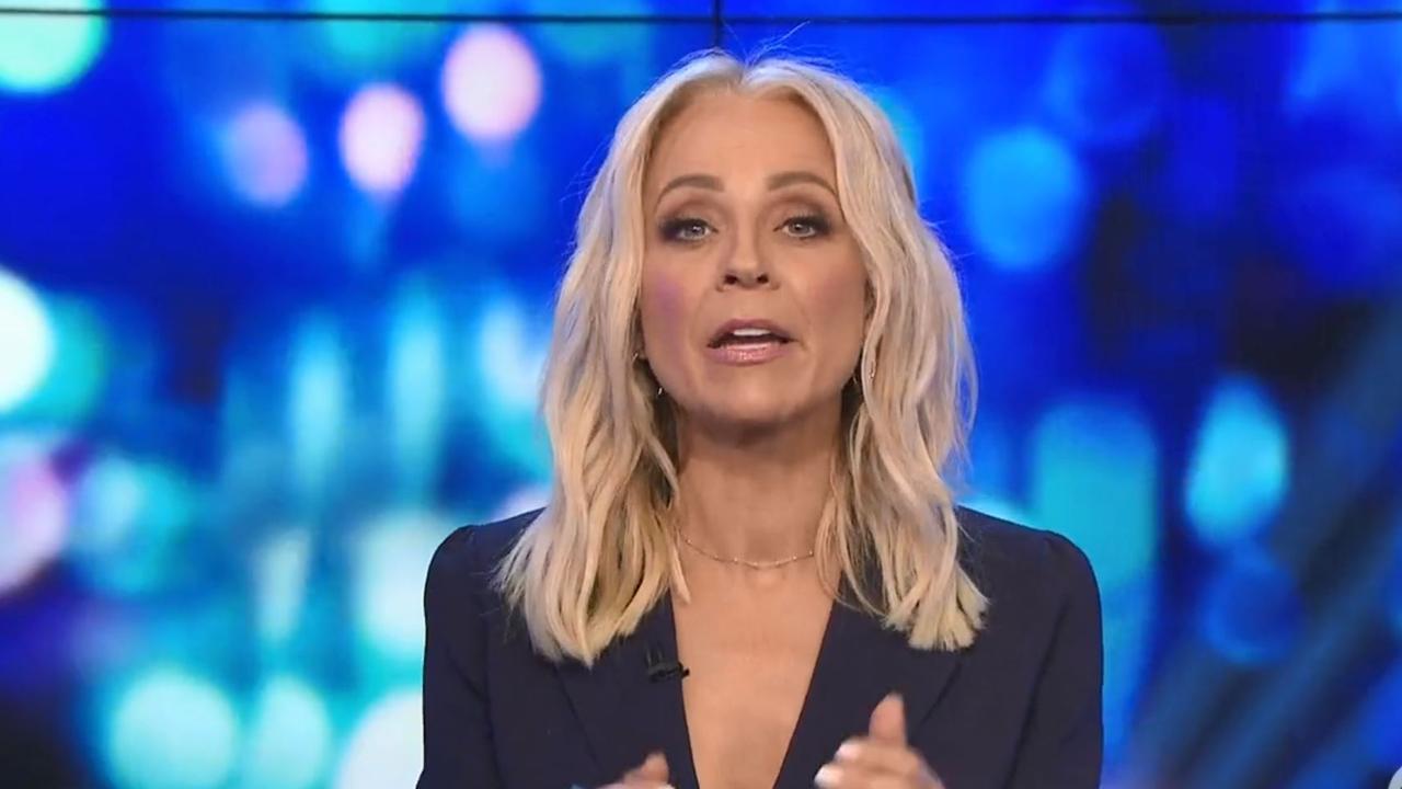 Carrie Bickmore on the Project. Picture: Channel 10.