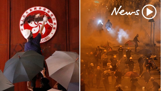 Chaos rocks Hong Kong as violent protests erupt