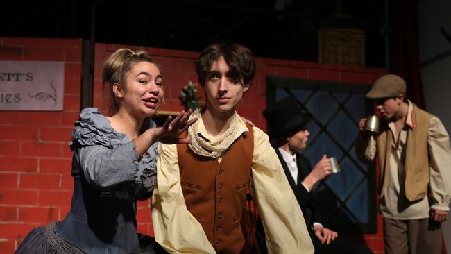 Camberwell High School is well regarded for its music program — including their 2018 production of the musical Sweeney Todd. Picture: Stuart Milligan