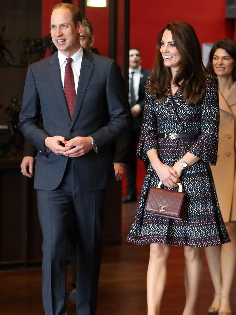 Kate wore Chanel during a tour at Musee d'Orsay during an official two-day visit to Paris in March 2017. Picture: Chris Jackson/Getty Images