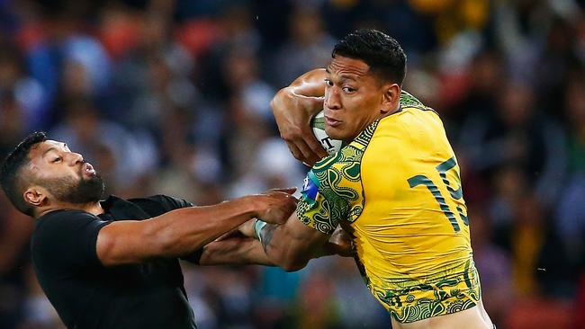 Unstoppable Israel Folau scored his 12th try of the season.