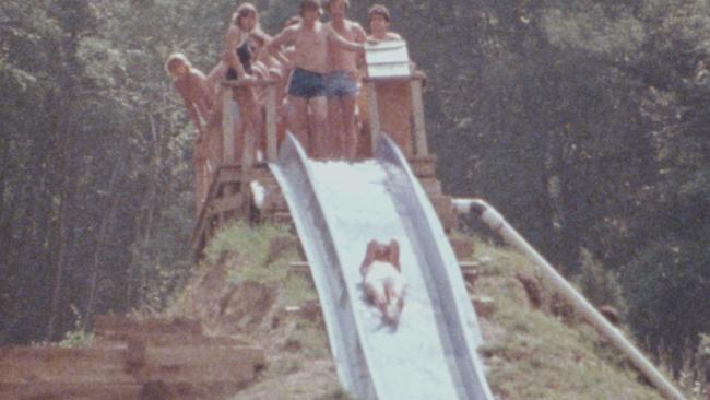 Scene from the documentary Class Action Park, about a dangerously dodgy theme park. Picture: supplied