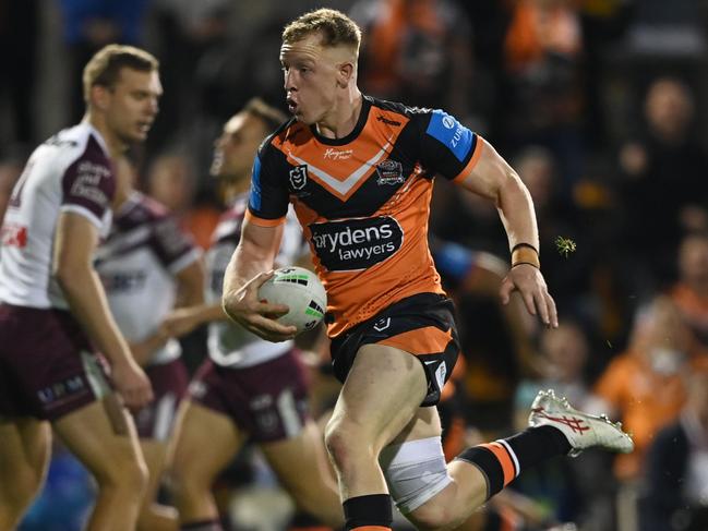 Alex Seyfarth has re-signed with the Wests Tigers. Picture: NRL Photos