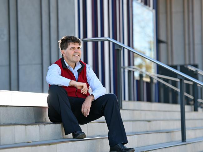 Former Wyong mayor Doug Eaton outside The Art House in Wyong. Pic: AAP Image/Troy Snook