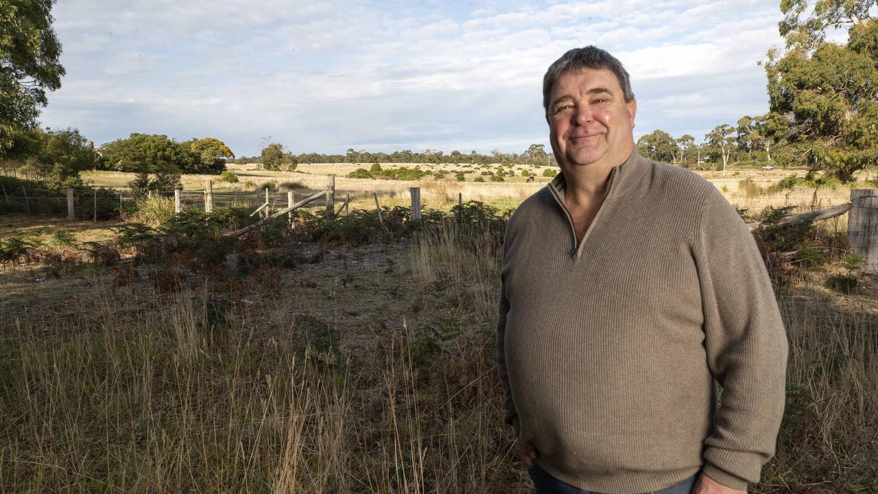 Sorell Mayor Kerry Vincent at the site of the Southern Beaches Swim Centre at Dodges Ferry. Picture: Chris Kidd