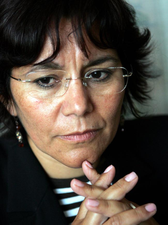 Sydney-based lawyer Adriana Navarro came to Australia to seek asylum from the Pinochet regime in 1976. She is pictured here in 2006.