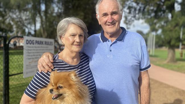 Broadview voters Bob and Jenny Schahinger. Picture: Brinley Duggan